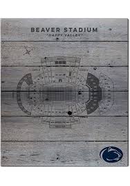 Penn State Nittany Lions 16x20 Seating Chart Sign 15670187