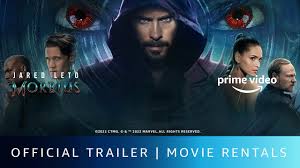 morbius official trailer jared leto