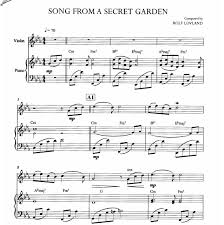 کتاب نت songs from a secret garden