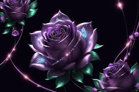 purple roses wallpapers that
