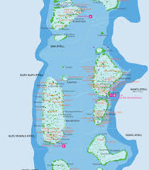 Maldives Map With Resorts Airports And Local Islands 2019