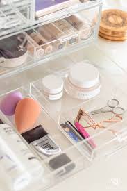 acrylic makeup organizer