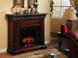 San Marco Walnut Electric Fireplace