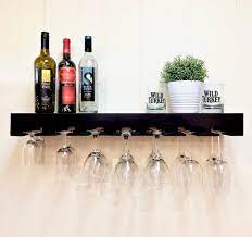 Floating Wine Glass Shelf Wine Glass