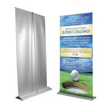 roll up pvc banner stand at rs 2100
