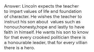abraham lincoln s letter to his son s