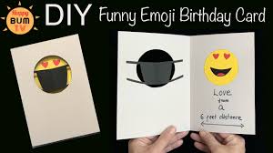 diy funny emoji birthday card i how to