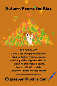 autumn poems for kids