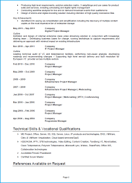 Project Manager Cv Example Cv Template And Writing Guide