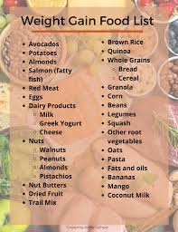 Maybe you would like to learn more about one of these? The Best Weight Gain Food List The Geriatric Dietitian