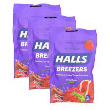 3x halls breezers cool berry flavor