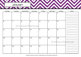 Best Photos Of Free Printable 2016 Monthly Calendar Free
