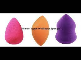 diffe types of makeup sponges
