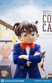 Mascot of Detective Conan Wearing His Favorite Uniform in Front of Bake  Editorial Image - Image of conan, england: 165732585