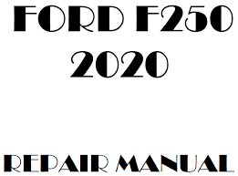 We're working on a 2006 ford f250 6.0l that has numerous issues across multiple systems. 2020 Ford F250 F350 F450 F550 Repair Manual