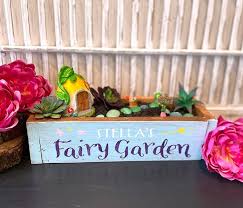 Paint A Wood Planter Box Fairy Garden