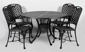 Hawken Black Painted Round Patio Table