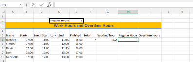 Best Excel Tutorial How To Calculate Overtime Hours