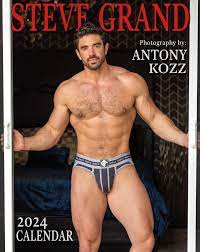 Steve Grand nude shirtless calendar jockstrap fist boyculture gay