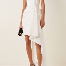 Dkny stretch crepe fit & flare short puff sleeve round neck dress. 18 Best Short Wedding Dresses Of 2021