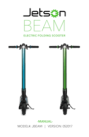 beam electric scooter manual manualzz