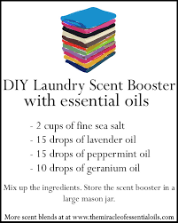 diy laundry scent booster recipe for