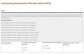 Need A Glomerular Filtration Rate Let