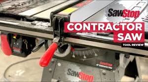 sawstop contractor saw review