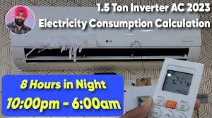 lg 1 5 ton ac energy consumption