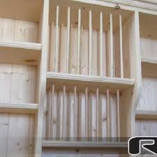 wall mounted wooden plate rack rm