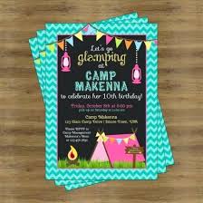 Inspiring Camping Party Invitations Ideas To Make Unique Party