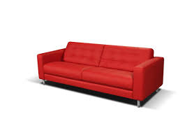sofa with elastic straps and polyester