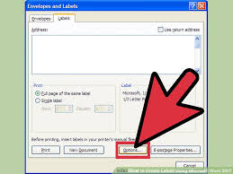 How To Create Labels Using Microsoft Word 2007 13 Steps