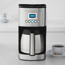 Boils and dispenses hot water for tea, instant soup and oatmeal in one minute. Cuisinart Perfectemp 12 Cup Programmable Coffee Maker With Thermal Carafe Williams Sonoma