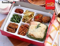 Nasi timbel, nasi box, lunch box. Paket Begah 2 Dari Nasi Kotak Kotak Foodspot