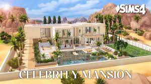 celebrity mansion the sims 4 no cc