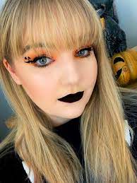 cute pumpkin halloween makeup tutorial