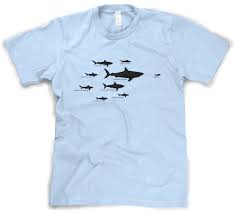 Crazy Dog T Shirts Shark Hierarchy T Shirt Online Store