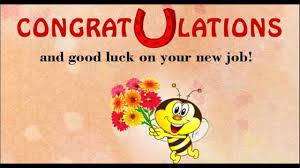 Best Wishes For New Job Message And Status Congratulations Message