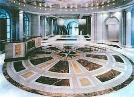 marble circular floor design tile