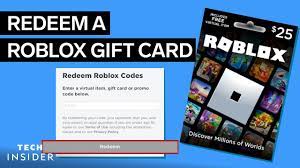how to redeem a roblox gift card you