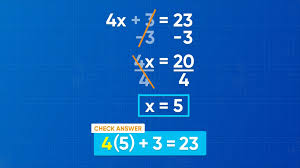 Solving Algebraic Equations 2 Step