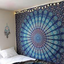 Peacock Mandala Tapestries