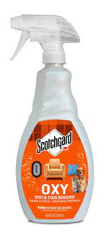scotchgard oxy pet carpet fabric spot