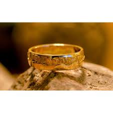 alaskan gold nugget wedding band grw276