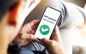 how to check ppf balance and