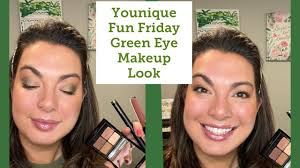younique fun friday green eye makeup