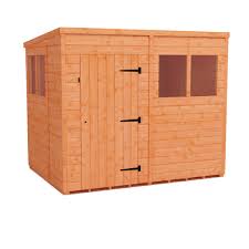 8ft x 6ft tongue and groove pent shed