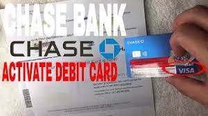 how to activate chase bank debit card