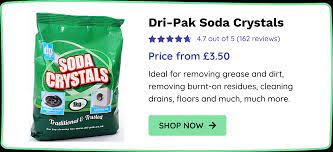 cleaning power of natural soda crystals